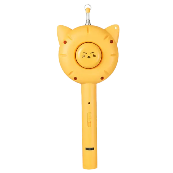 Brush Self Cleaning Grooming with Stick Retractable with Bell & Light Cat & Dog - Image 3