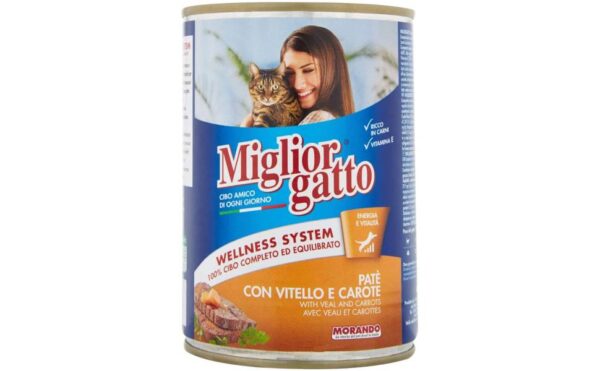 Miglior Gatto Chicken & Carrots 405g