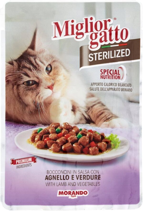 Miglior Gatto Sterilized with Lamb & Vegetables 85g