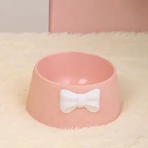 Bow Patterned Bowl for Cat & Dog