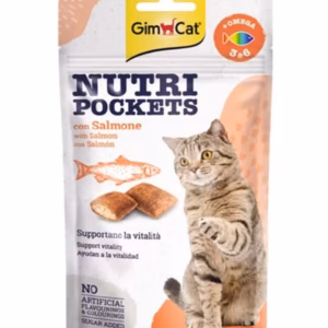 GimCat Nutri Pockets with Salmon 60g