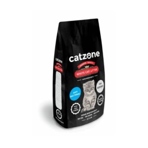 Catzone Anti Bacterial White Cat Litter 5L