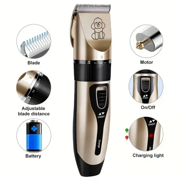 Pet Grooming Hair Clipper Kit