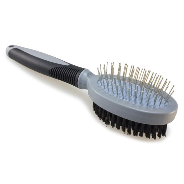 Arquivet Double brush with Protected Metal Barbs 22*5.5cm
