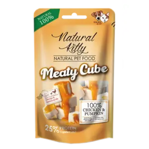 Natural Kitty Meaty Cube Chicken & Pumpkin 60g