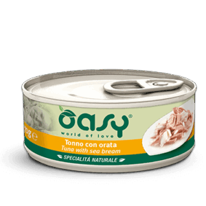 Oasy Cat Tuna with Sea Bream 150g