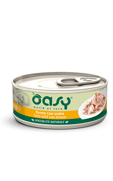 Oasy Cat Tuna with Sea Bream 150g