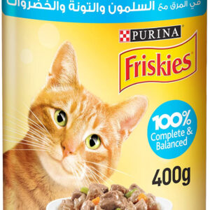 Friskies Salmon & Tuna & Vegetable in Gravy 400g