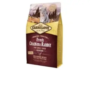 Carnilove Grain Free Fresh Chicken & Rabbit Adult Cat Dry Food 6kg