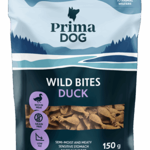 PrimaDog Wild Bites Snack Duck Treat for Dog 150g