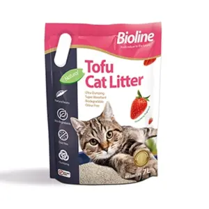 Bioline Tofu Strawberry Cat Litter 7L
