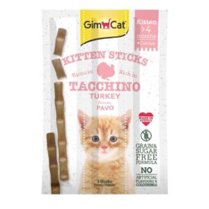 GimCat Kitten Sticks Turkey & Calcium 3 Pcs 3g
