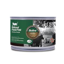 Bioline Natural Feast Pate Chicken Adult Cat Wet Food 170g