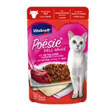 Vitakraft Poesie Delisauce with Beef 85g