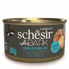 Schesir After Dark Chicken & Quail Egg in Broth 80g