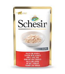 Schesir Cat Chicken with Seabass in Jelly 85g