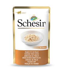 Schesir Cat Chicken Thin Slices in Sauce 85g