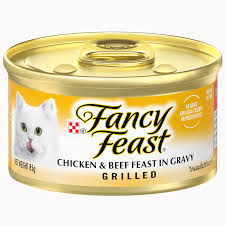 Fancy Feast Grilled Chicken& Beef in Gravy 85g