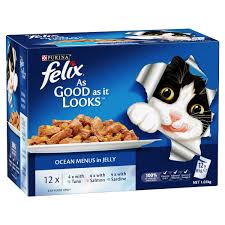 Purina Felix Ocean Menus in Jelly 12-85g