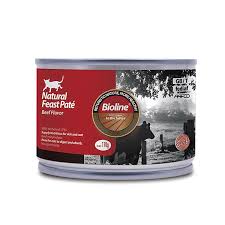 Bioline Natural Feast Pate Beef Adult Cat Wet Food 170g