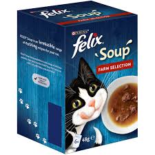 Purina Felix UK Soup Farm Selection 6pc- 48g