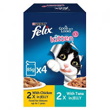 Purina Felix As Good AS It Looks with Chicken & Tuna in Jelly 4*85 g