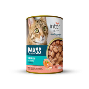 Internutri Muss Salmon in Gravy Adult Cat Wet Food 415g