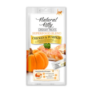 Natural Kitty Creamy Chicken & Pumpkin 4*12g