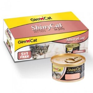 GimCat Shiny Kitten Chicken in Jelly 5+1*70g
