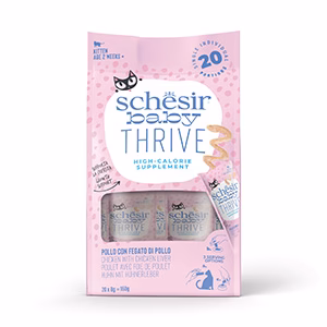 Schesir Baby Cat Thrive Chicken & Chicken Liver 8*20g