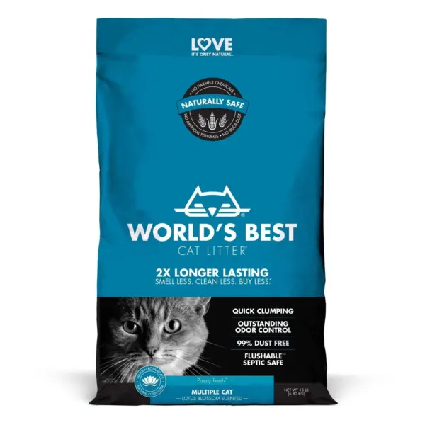 World's Best Cat Litter Multiple Control Lotus Blossom 12.70kg