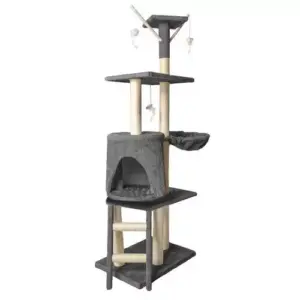 Multi-Layer Cat Tree Condo with Sisal Scratching Post