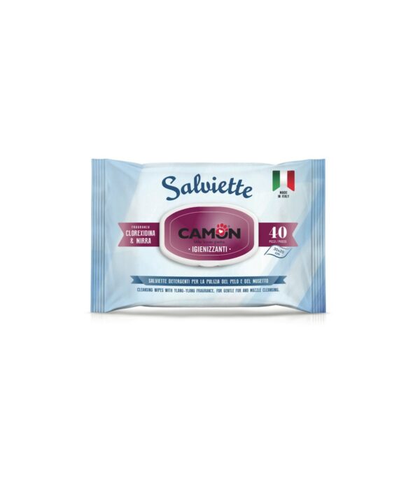 Camon Myrrh & Chlorhexidine Wipes, 40pcs