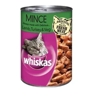 Whiskas Mince Lamb & Turkey & Veg 400g