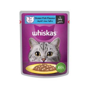 Whiskas Ocean Fish Flavour in Jelly Adult Cat Food Pouch - 80 g