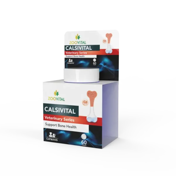 Zoovital Calsivital Supplement 60 Tabs for Cat & Dog